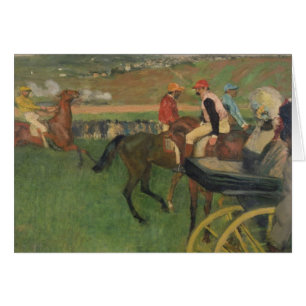 Le champ de courses - jockeys amateurs