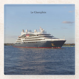 Le Champlain glass Untersetzer