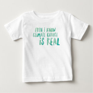 Le changement climatique est un vrai T-shirt de Ba