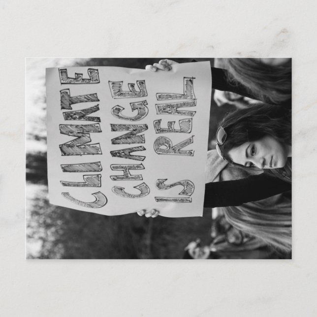 Le changement climatique est une vraie carte posta (Devant)