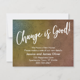 Le changement est une bonne chose ! Carte graphiqu