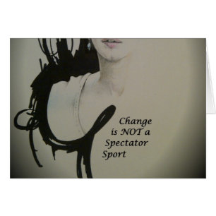 Le changement n'est pas un spectateur Sport Art Im