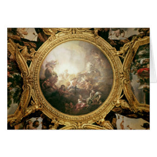 Le char d'Apollo, peinture de plafond