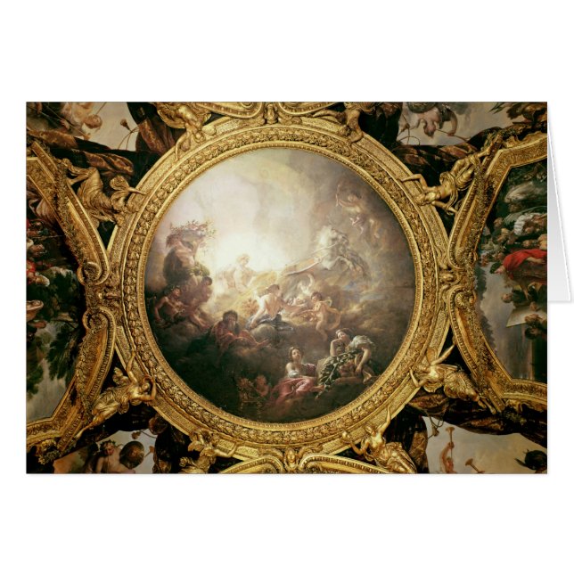 Le char d'Apollo, peinture de plafond (Devant horizontal)