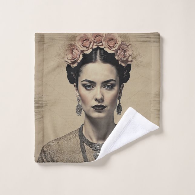 Le charme de Frida Kahlo : Double exposition Vinta (Gant de toilette)