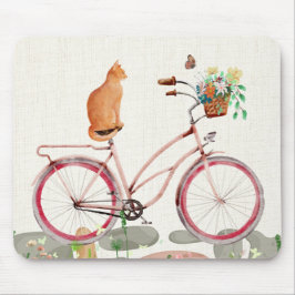 Le Chat à Vélo Mouse Pad Mousepad