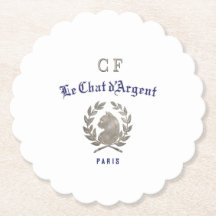 Le Chat d'Argent Parisian Bistrot Monogramm