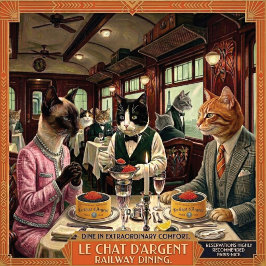Le Chat d'Argent VOYAGE Series Katzennapf Napf