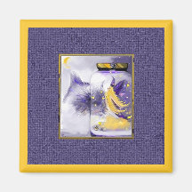 Le chat et la luciole ! Magnet
