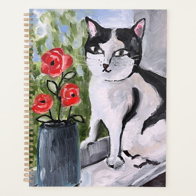 Le chat et les coquelicots (Devant)