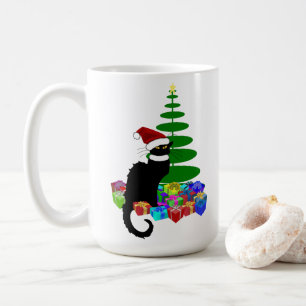 Le Chat Noir Christmas Kaffeetasse