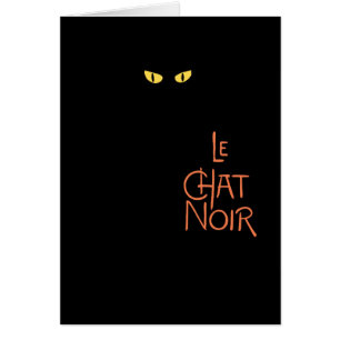 Le Chat Noir dans l'obscurité