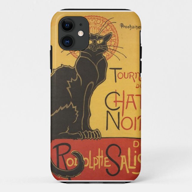 LE CHAT NOIR-Druck Case-Mate iPhone Hülle (Rückseite)