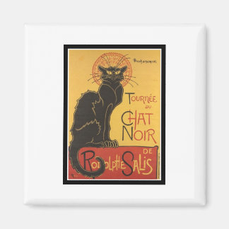 LE CHAT NOIR DRUCKEN MAGNET