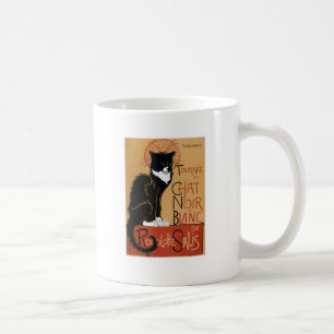 Le Chat Noir et Blanc 2-seitig Kaffeetasse