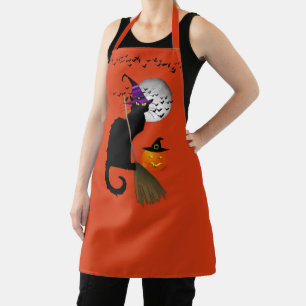 Le Chat Noir Halloween Hexe Schürze