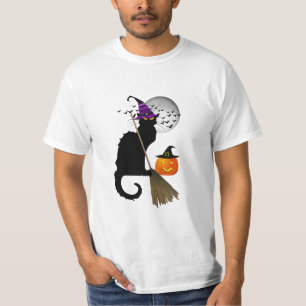 Le Chat Noir - Halloween Hexenkatze T-Shirt