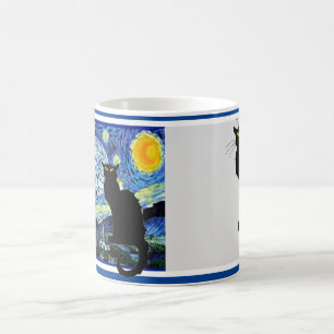 Le Chat Noir in Sternennacht Kaffeetasse