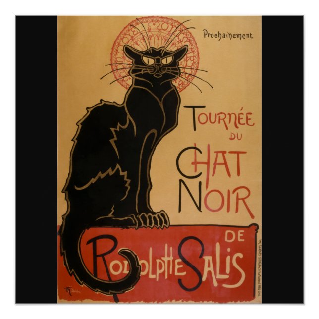 Le Chat Noir Original Poster (Vorderseite)