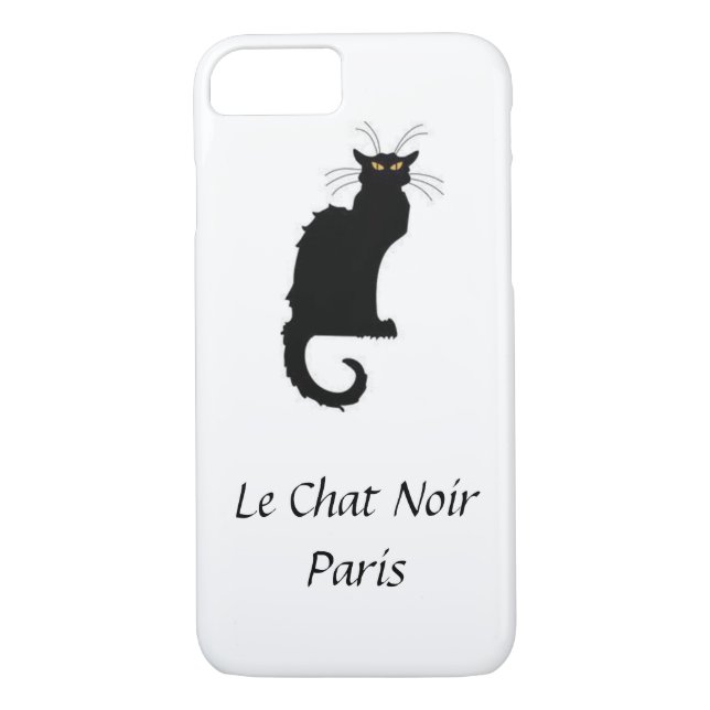 Le Chat Noir Paris iPhone 7 Fall Case-Mate iPhone Hülle (Rückseite)
