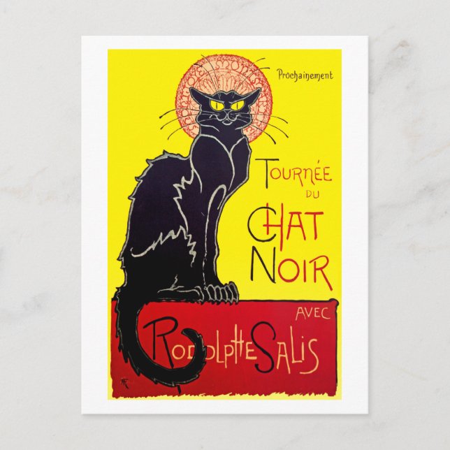 Le Chat Noir Postkarte (Vorderseite)