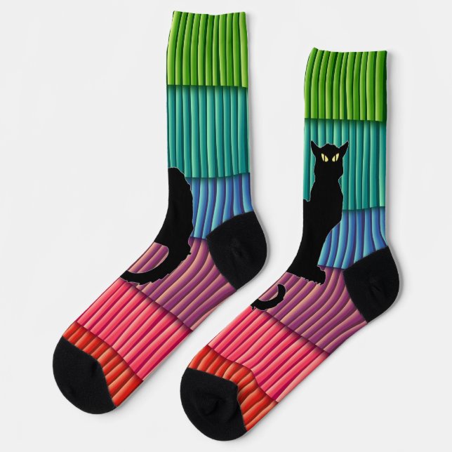 Le Chat Noir Socken (Linkes Detail)
