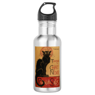 Le Chat Noir - Steinlen Edelstahlflasche