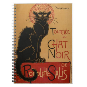 Le chat Noir - Steinlen Notizblock