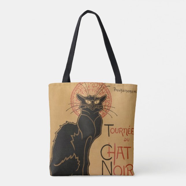 Le chat Noir - Steinlen Tasche (Rückseite)