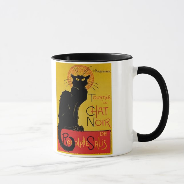 "Le chat noir" Tasse (Rechts)