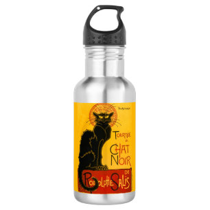 Le Chat Noir The Black Cat Trinkflasche