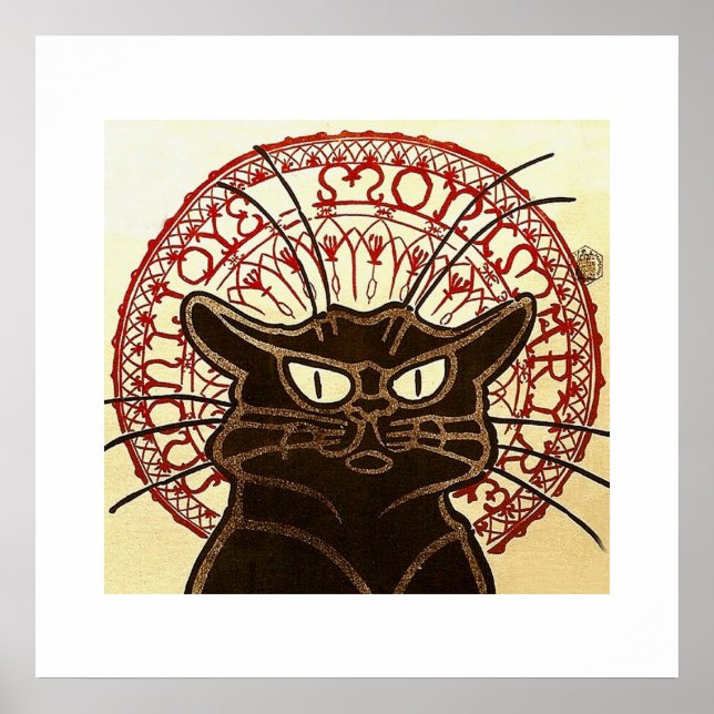 Le Chat Noir, Vente Hôtel Drouot Poster (Vorne)