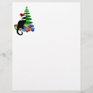 Le Chat Noir Weihnachtsmannmütze Weihnachten