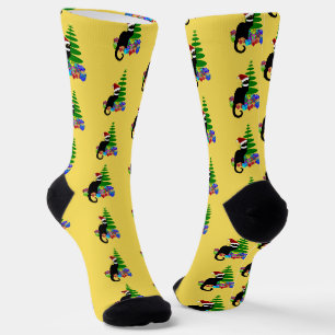 Le Chat Noir Weihnachtsmannmütze Weihnachten Socken