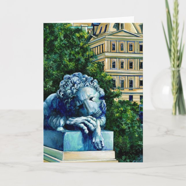 Le Chat Qui A Mangé La Carte De Voeux Des Canaries (Devant)