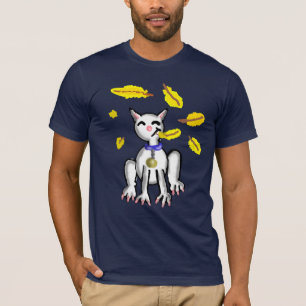 Le chat qui a mangé le T-shirt jaune canari