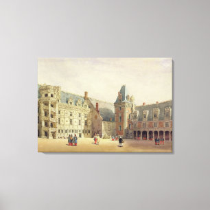 Le Chateau de Blois (w/c auf Papier) Leinwanddruck