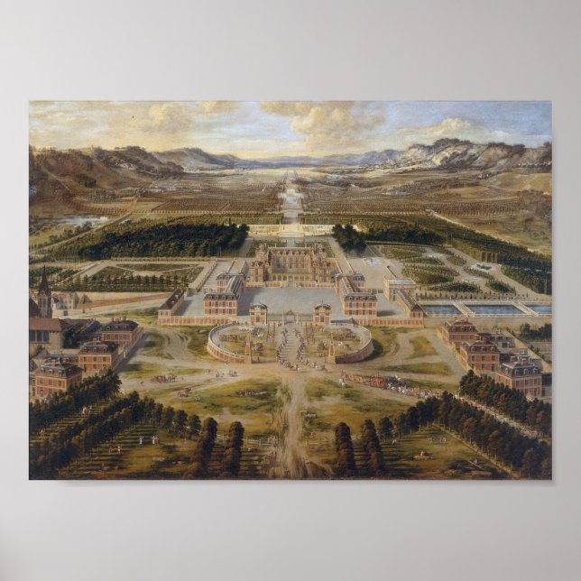 Le Château de Versailles - 1668 Poster (Vorne)