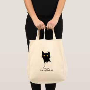 Le Chaton Noir Liebe Me Liebe My Black Cat Lover Tragetasche