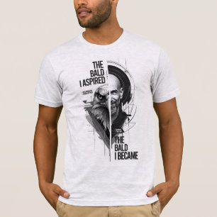 Le Chauve que je Suis Devenu – T-shirt Graphique d