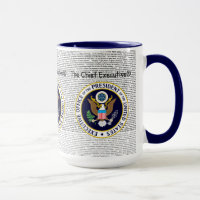 Le chef de l'exécutif du parti Presidente US Mug