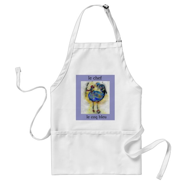 le chef le coq Bleu-Schürze - besonders Schürze (Vorne)