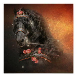 Le Cheval de Feu - Affiche Brillante