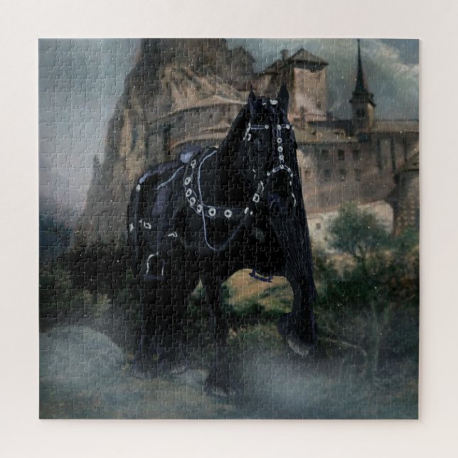 Le Cheval Médiéval - Puzzle (Vertical)