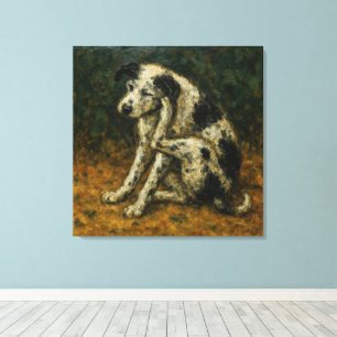 Le Chien Errant im Stil von Bonnard Leinwanddruck