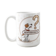 Le chien est confus de café Mug