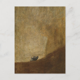 Le chien par Francisco Goya Carte Postale