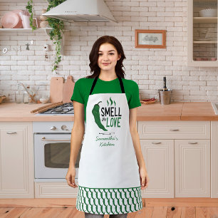 Le Chili vert sent l'amour tablier