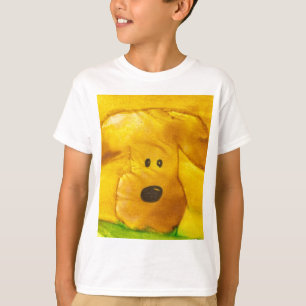 Le chiot d'aquarelle badine le T-shirt