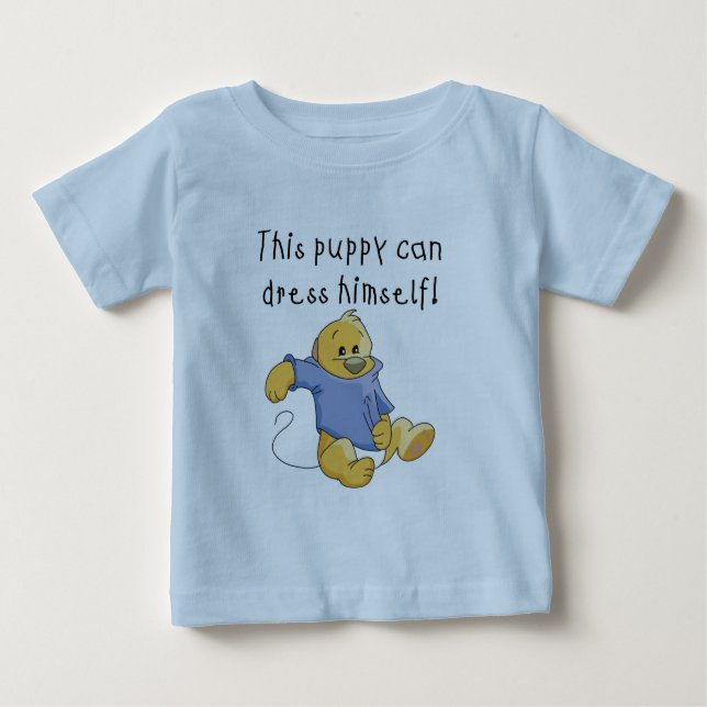 Le chiot habillent des T-shirts et des cadeaux (Devant)